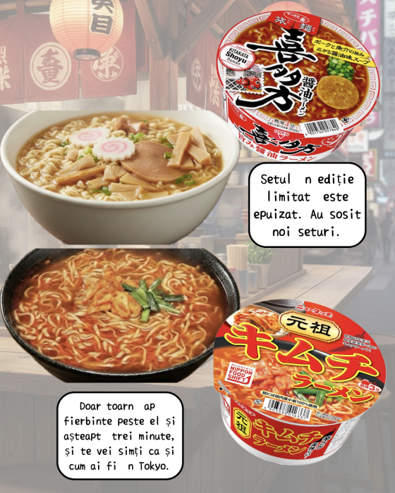 Spicy Kimchi & Shoyu Ramen Set [2]