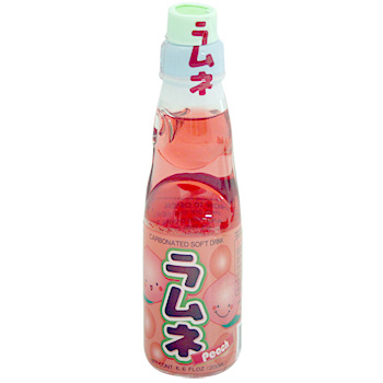 Băuturi Carbogazoase - Apa dulce Ramune cu piersica 200ml