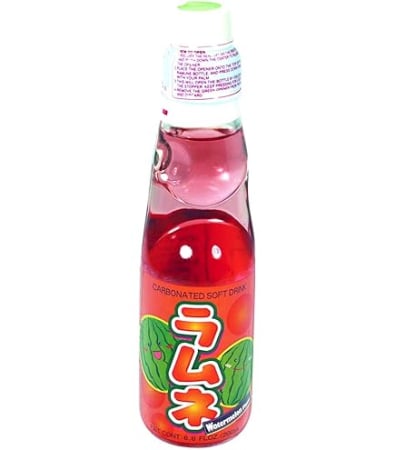 Soda - Japanese Ramune Soda Watermelon Flavor 200ml