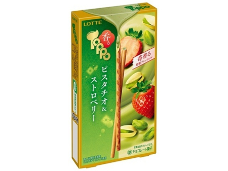 Snacks - Toppo Fragrant Biscuits Pistachio & Strawberry 2 Packs 72g