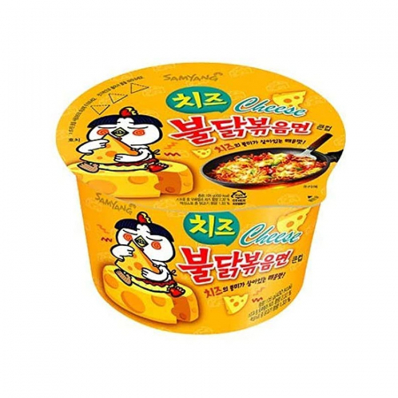 Ramen Instant - Buldak Tăiței prăjiți cu Cașcaval 105g.