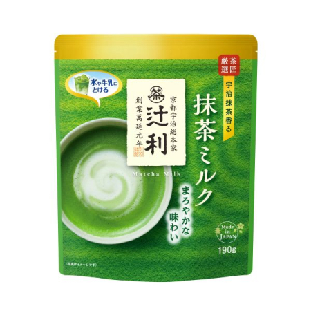 Tea Bags, Powder - Tsujiri matcha milk soft flavor 190g