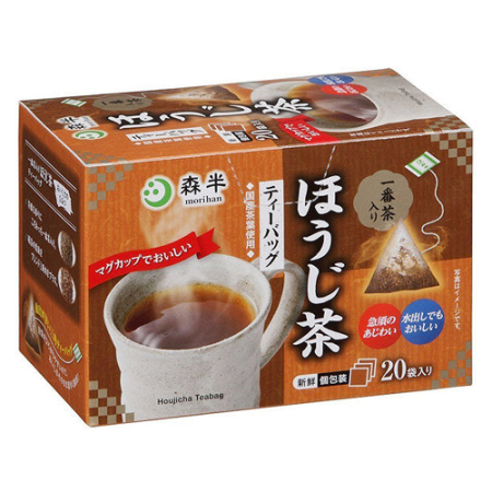 Ceai, Cafea și Altele - Ceai verde în pliculețe MORIHAN Houji-cha 1.8g x 20buc. 36g