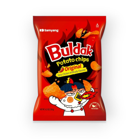 Sărat - Cipsuri Bullduck cu aromă originală 55g