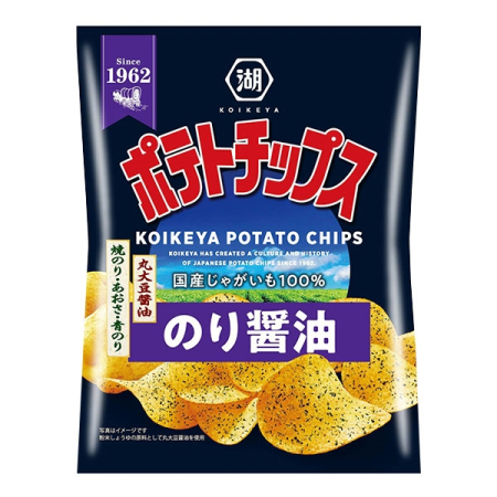 Snacks - Koikeya Chips with Soy Sauce and Nori 50g