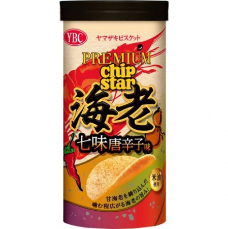 Sărat - Cipsuri Premium Chipstar cu crevete și piper chili 45g