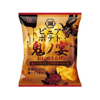 Snacks - Pure Potato Chips with Spicy Sriracha Sauce 52g