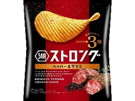 Snacks - Strong Salami & Coarsely Ground Black Pepper Chips 52g