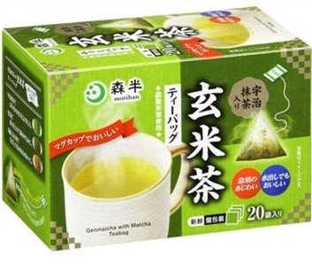 Tea Bags, Powder - Genmaicha with Uji Matcha / Genmaicha with Matcha Teabag