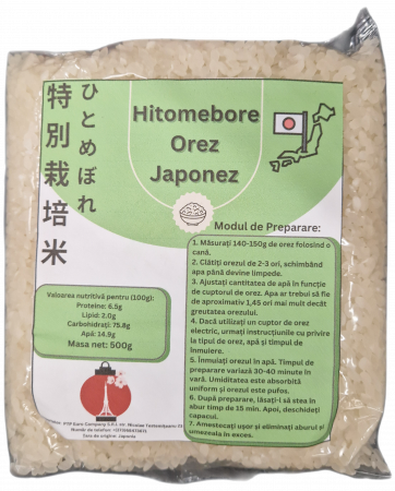 Ingredients - Hitomebore Japanese Rice 0.5kg