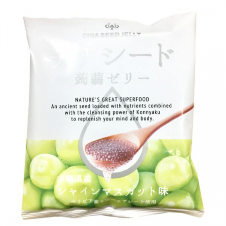 Jelly - Chia Seed Konnyaku Shine Muscat Jelly 165g