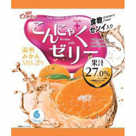 Jelly - Orange Konnyaku Jelly 6pcs 103g