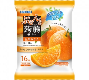 Gustări - Jeleu Konnyaku Purunto Pouch cu mandarine 6buc. 120g