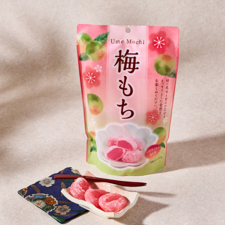 Produse Alimentare - Prăjituri de orez Mochi cu prune 130g