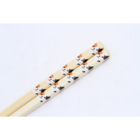 Set of 5 chopsticks: cat, bamboo, polyurethane resin [1]