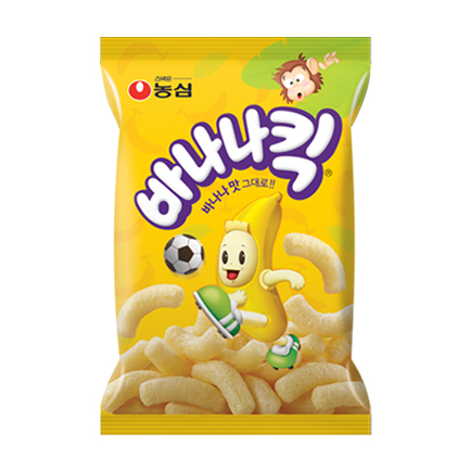 Snacks - Nongshim Banana Kick Banana Snack 45g