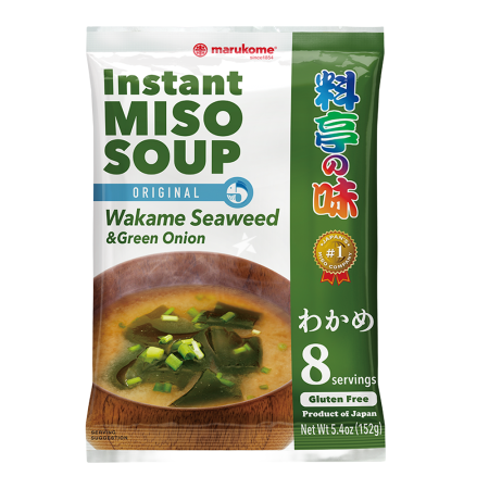 Ingrediente - Supa Miso cu Alge Wakame Instant 8 Porții