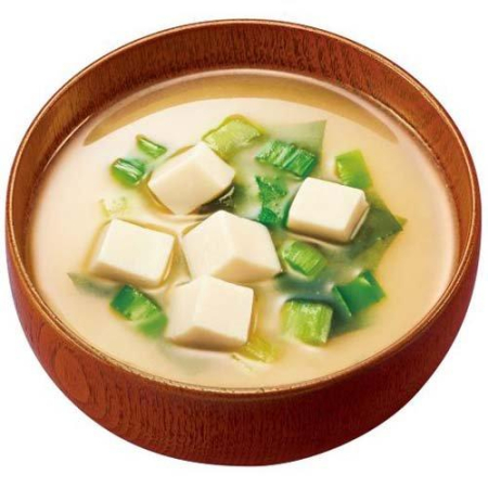 Regular miso soup with tofu 10g [1]