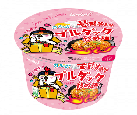 Instant Ramen - Carbonara Buldak Stir-fried Noodles Big Cup