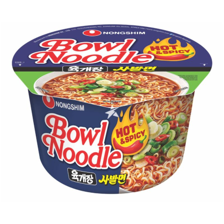 Tăieței - Tăiței Nongshim Bowl Noodles cu supă picantă 100g