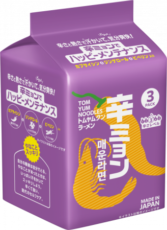 Produse Alimentare - Tăiței Ramen Tom Yum Kung Shinmyun, pachet de 3 portii 276g