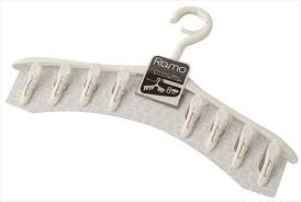 Bunuri de Casă Subcategorie - Umeraș pentru rufe Ramo Pinch Hanger - White, 8 Pinches