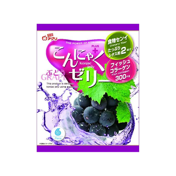 Gustări - Marmelada Konnyaku cu gust de strugure 6P