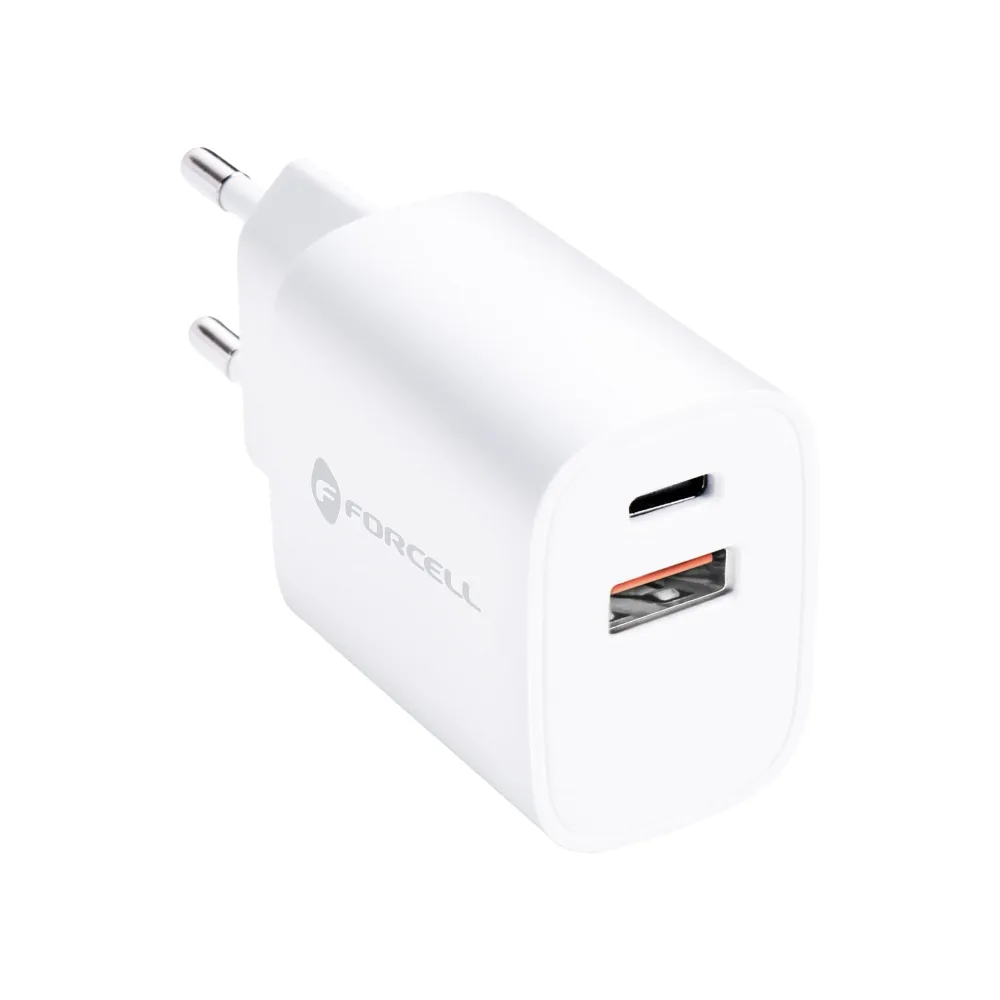 Incarcator FORCELL F-ENERGY TFK-TC-35WPD travel charger Type C + USB A PD QC4.0 3A 35W [2]