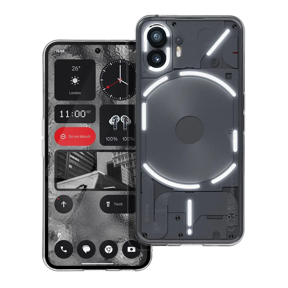 Huse - Husa de protectie CLEAR 2 mm NOTHING Phone 2 (camera protection)