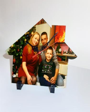 Ceas Personalizat MDF Casă [2]