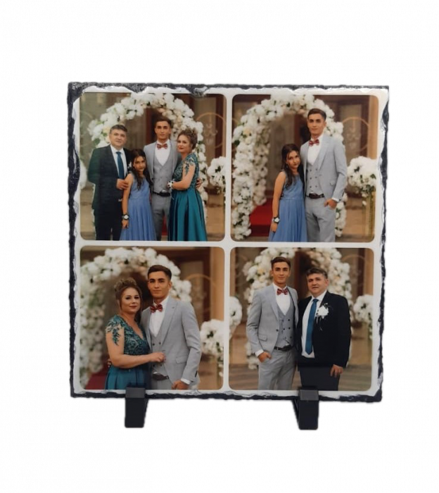 Placa ardezie personalizata 15x15 cm [6]