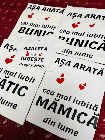 Body-uri Bebelusi Personalizate - Cadoul Perfect pentru Evenimente Speciale Textile Personalizate - Body-uri Bebelusi Personalizate - Cadoul Perfect pentru Evenimente Speciale