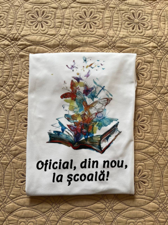 Tricou Alb Personalizat Poliester – Imprimare Sublimare de Calitate Cadouri de Ziua de Naștere - Tricou Alb Personalizat Poliester – Imprimare Sublimare de Calitate