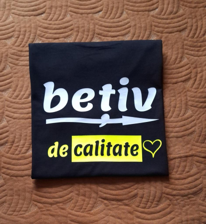 Tricou Haios Bețiv – Cadou Amuzant din Bumbac Premium Textile Personalizate - Tricou Haios Bețiv – Cadou Amuzant din Bumbac Premium