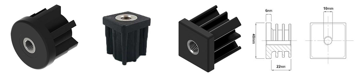 DOPURI POLIAMIDA CU FILET INOX