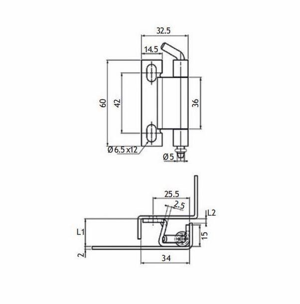 BALAMA INOX - 24x34 mm - COD 295402E [2]