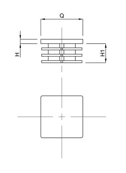 DOP POLIAMIDA PENTRU TEAVA 25x25 - COD 34103 [2]
