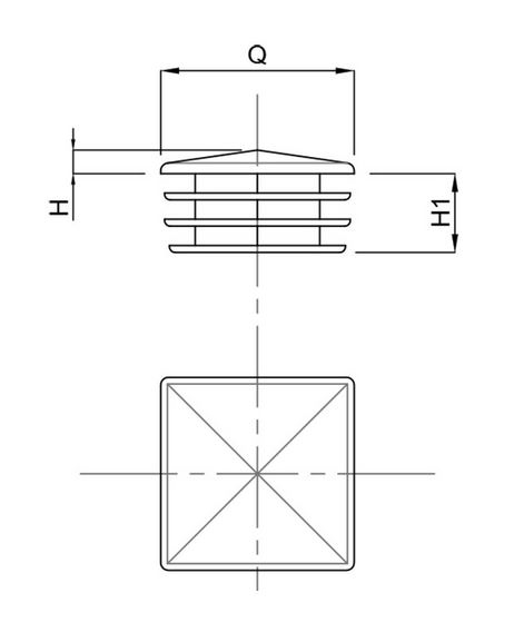 DOP POLIAMIDA SLIM PENTRU TEAVA 35x35 - COD 33103 [2]