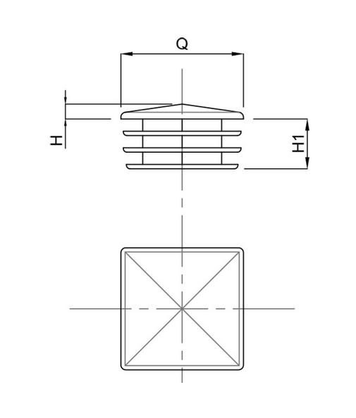 DOP POLIAMIDA SLIM PENTRU TEAVA 50x50 - COD 33107 [2]