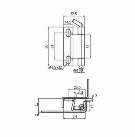 BALAMA INOX - 24x34 mm - COD 295402E [1]