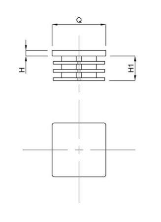 DOP POLIAMIDA PENTRU TEAVA 25x25 - COD 34103 [1]