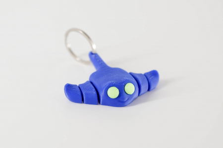 Breloc Mini Pisica de mare flexibila albastra [1]