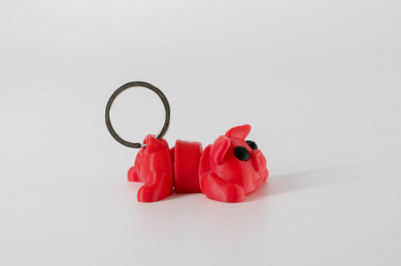 Breloc Porcusor articulat rosu [1]