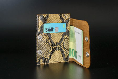 Portofel Piele Naturală cu Presaj de Șarpe 'Grasarp' | Pielea Mea [1]