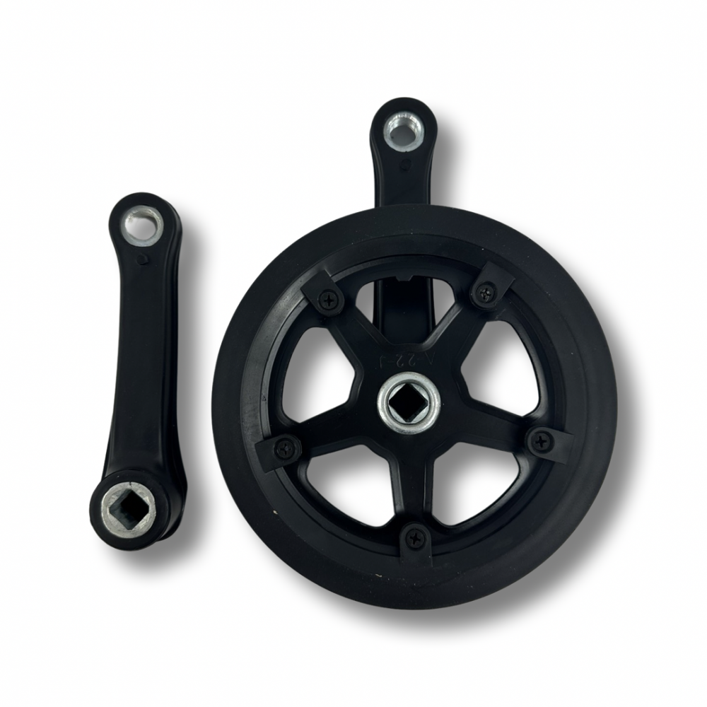 Angrenaj pedalier X-line Pro, 38z, 127mm, 1/2" x 3/32", capac dublu, culoare negru mat [2]