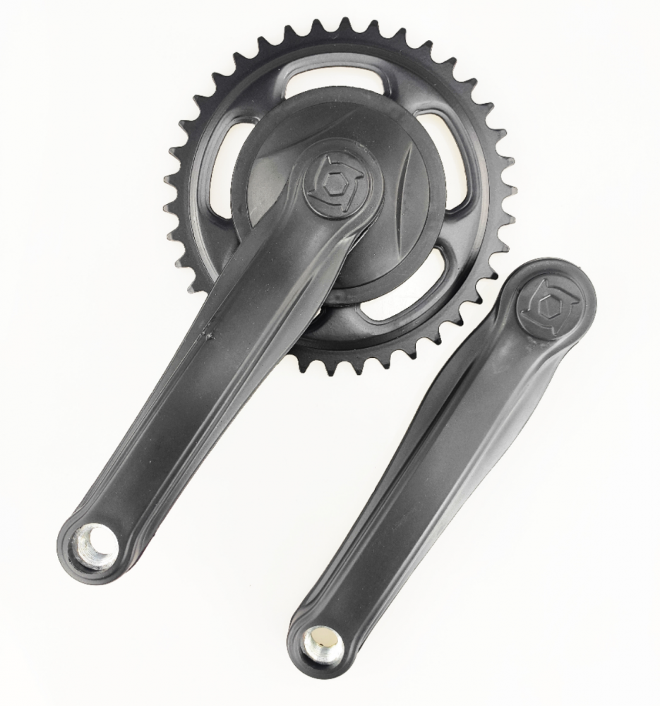 Angrenaj pedalier X-line Pro, 38z, 170mm, 1/2" x 3/32", disc culoare negru, 94mm [3]