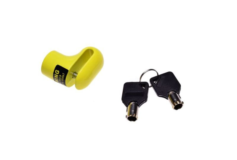 Antifurt blocator disc frana bicicleta 5.5X25X6, culoare galben [2]