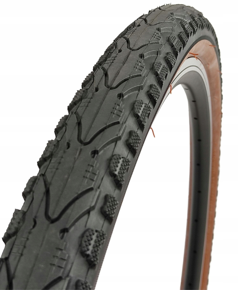 Anvelopa Kenda Khan K935 28x1.75  28x1-5 8 x 1-3 4, 700x45C, culoare negru cu banda maro