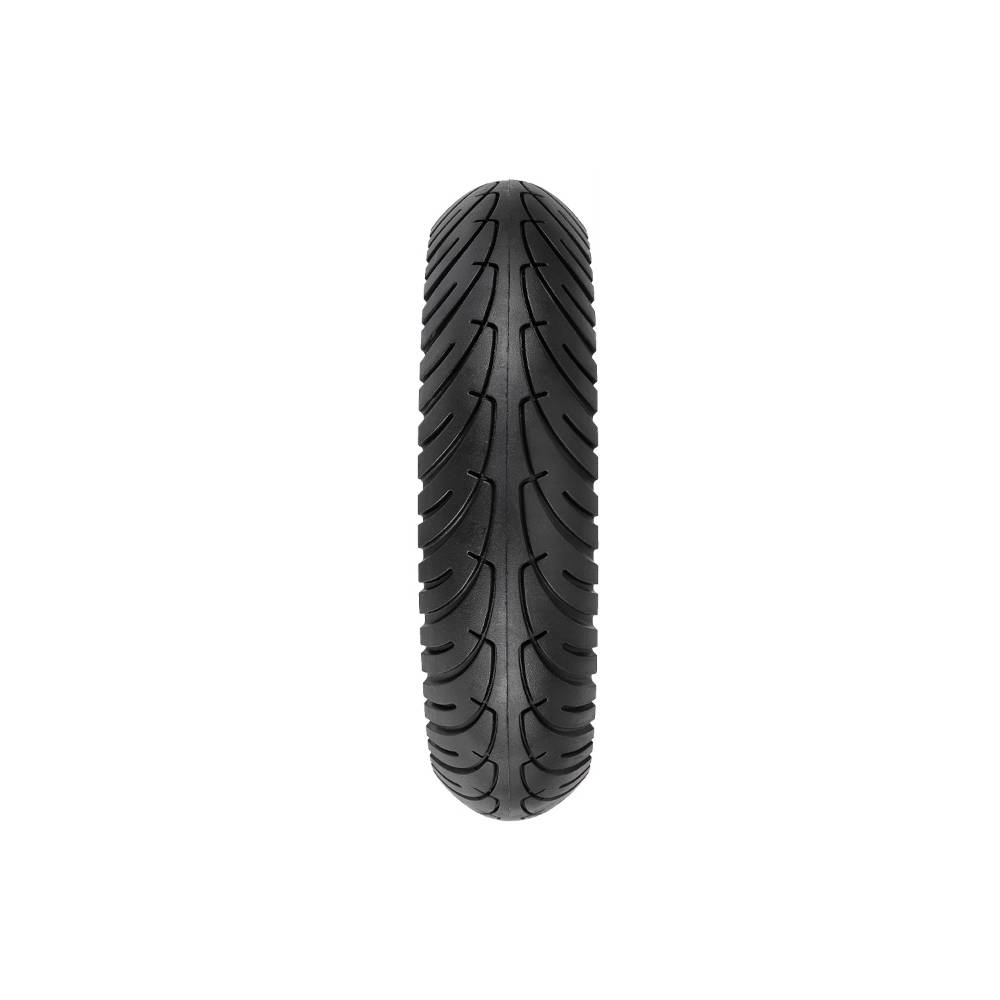 Anvelopa trotineta electrica plina, fara camera, dimensiune 8.5 x 2A, culoare negru cu dunga verde [4]