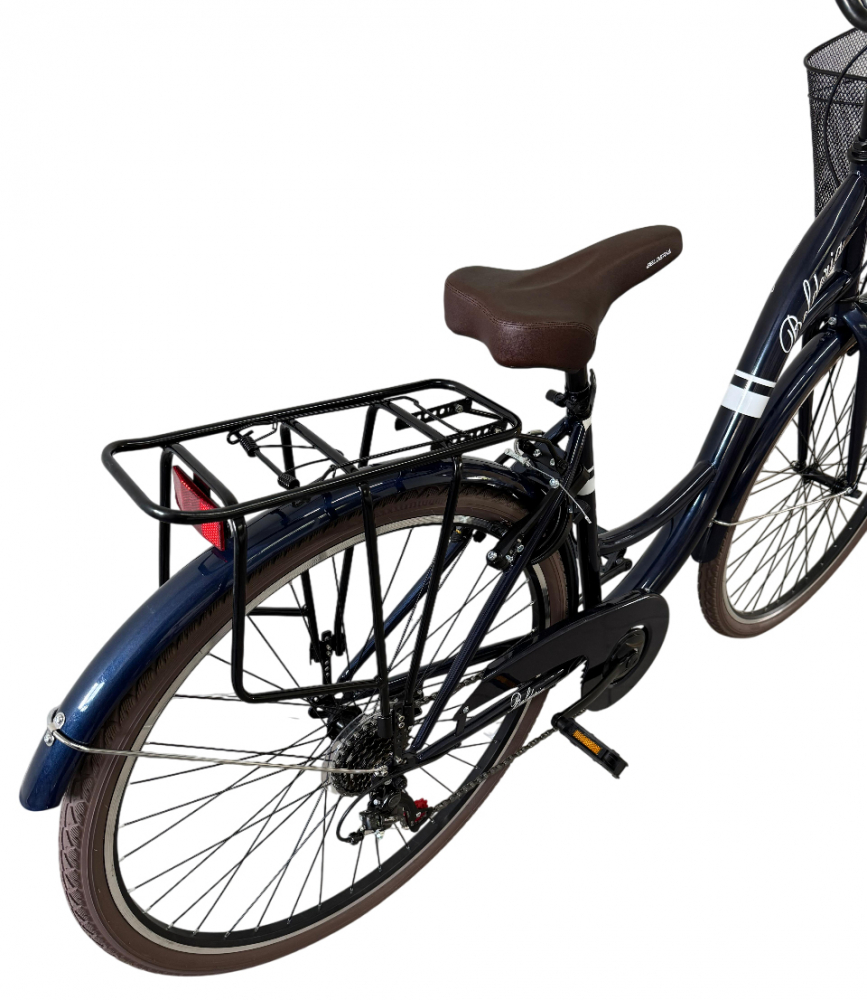 Bicicleta Belderia City Urban, culoare bleumarin, roata 28", cadru din otel [3]